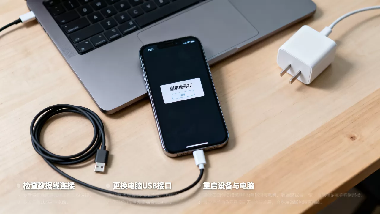 苹果刷机报错27怎么办，苹果刷机报错27解决方法