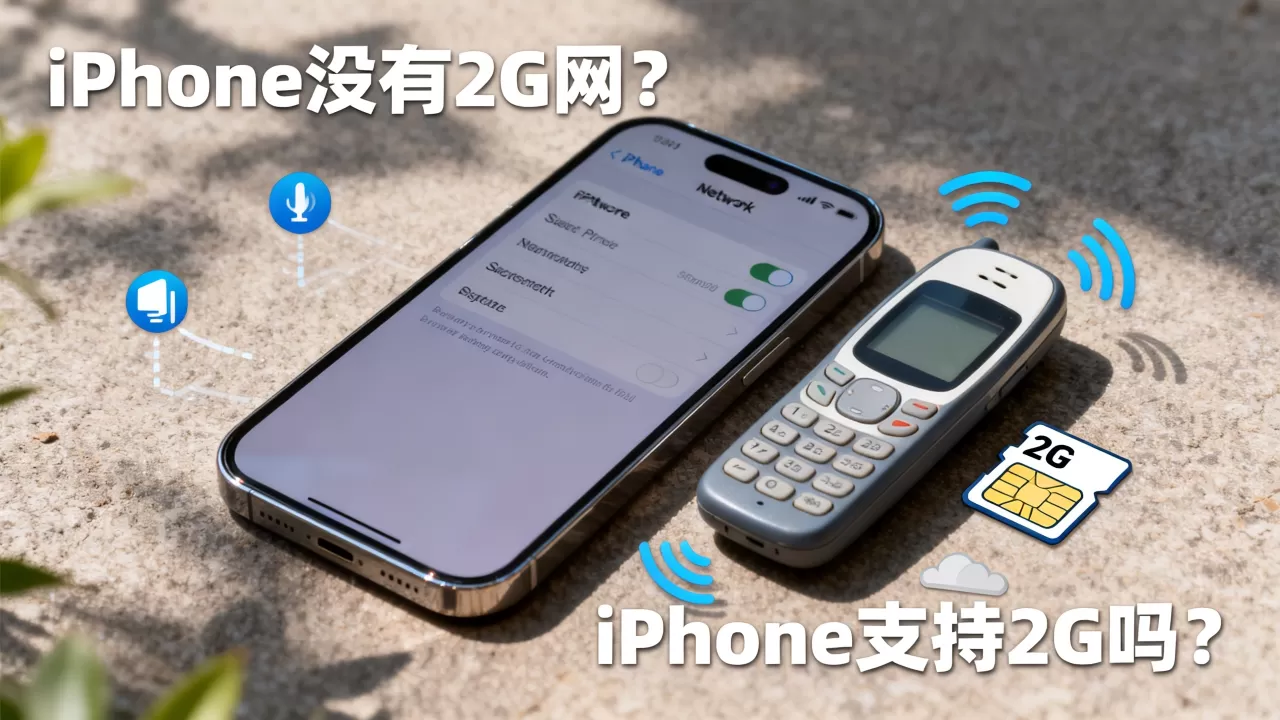 iPhone没有2G网怎么回事，iPhone支持2G网络吗