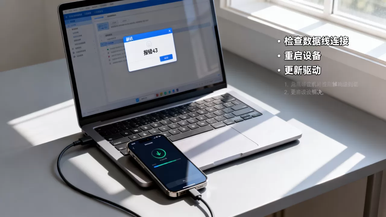 刷机报错43怎么解决，刷机报错43