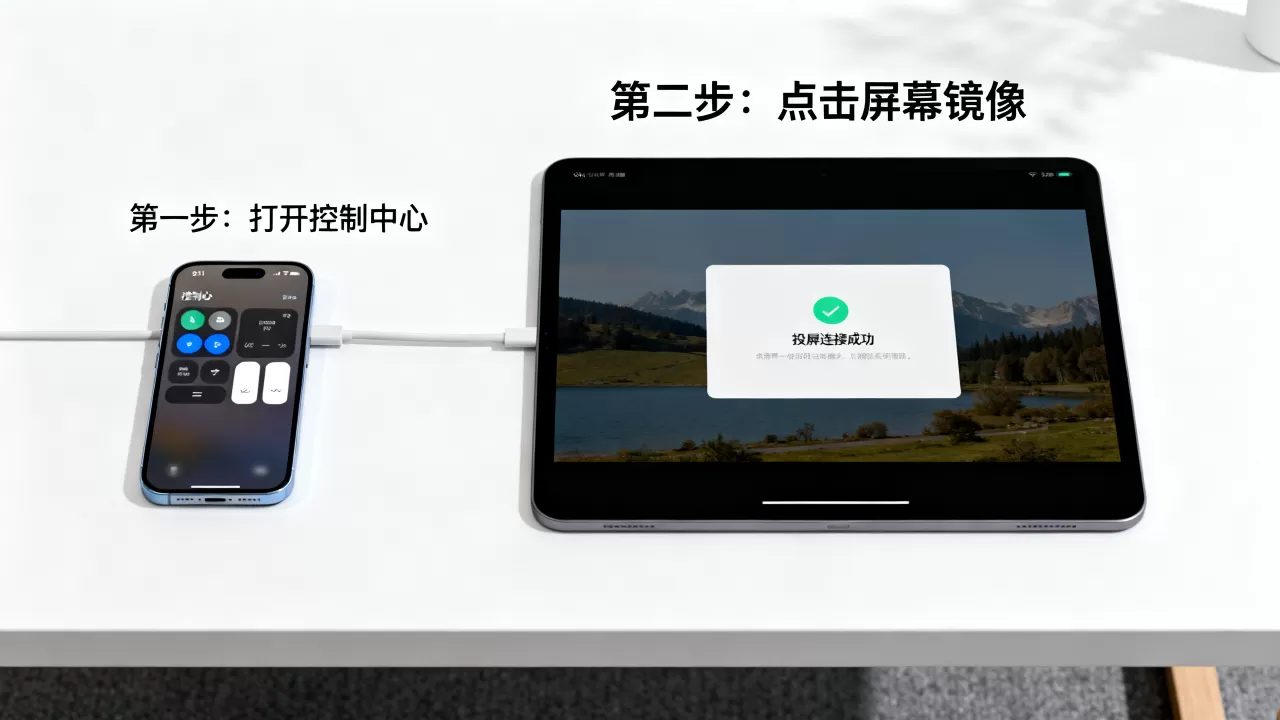 iphone怎么投屏到ipad，iphone投屏ipad教程