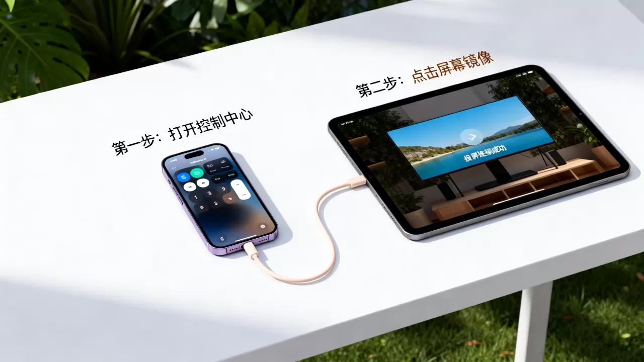 iphone怎么投屏到ipad，iphone投屏ipad教程