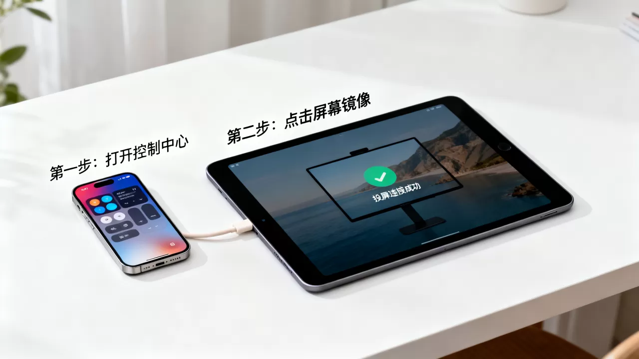 iphone怎么投屏到ipad，iphone投屏ipad教程