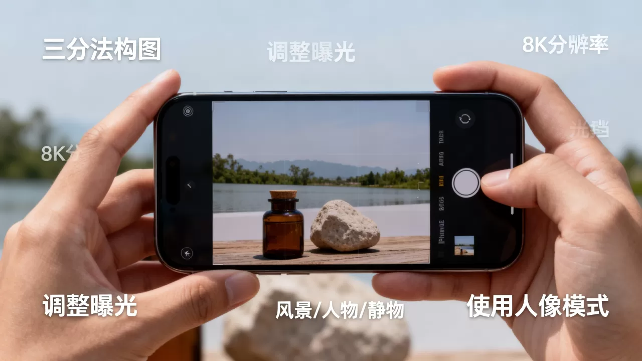 iPhone相机怎么拍出大片感？iPhone相机使用技巧