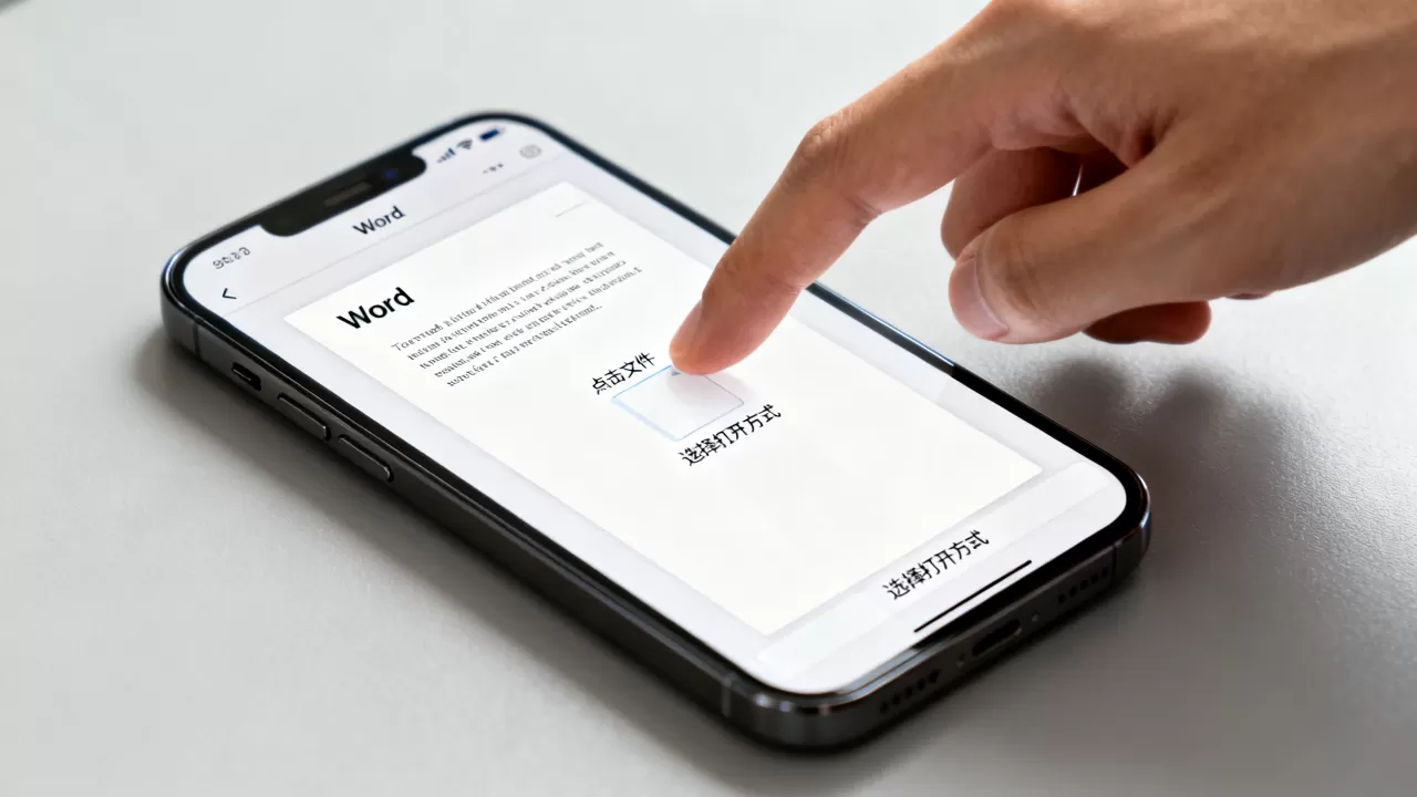 iphone打开word文档怎么操作？iPhone打开word文档
