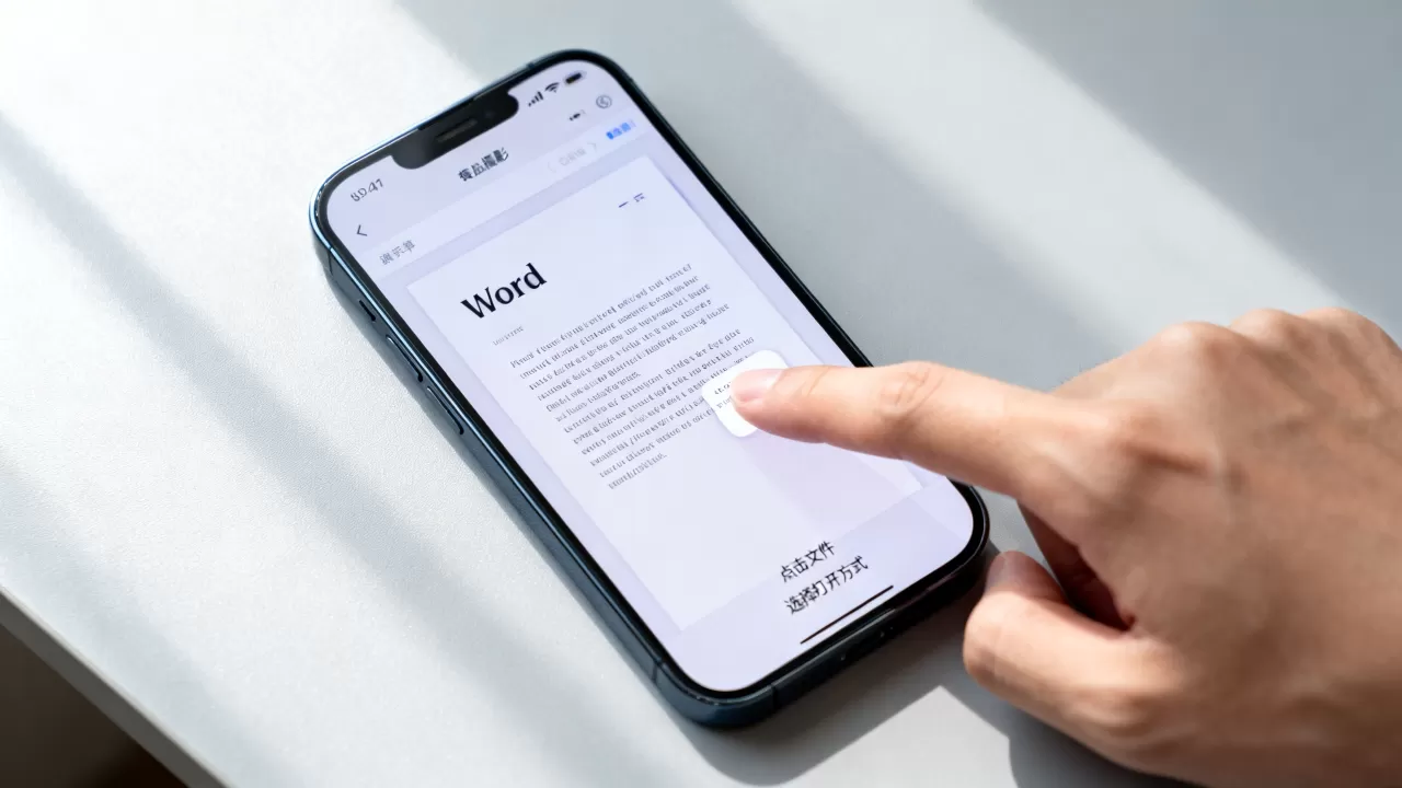 iphone打开word文档怎么操作？iPhone打开word文档