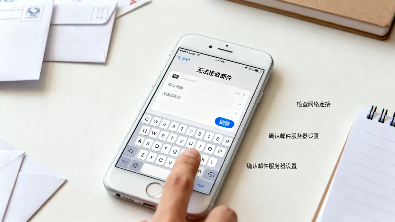 iphone无法接收邮件怎么办，iphone收不到邮件