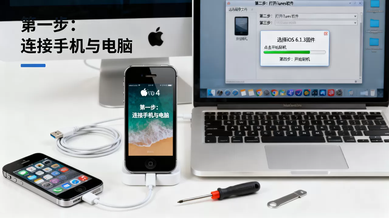 苹果4刷机步骤，苹果4刷机教程