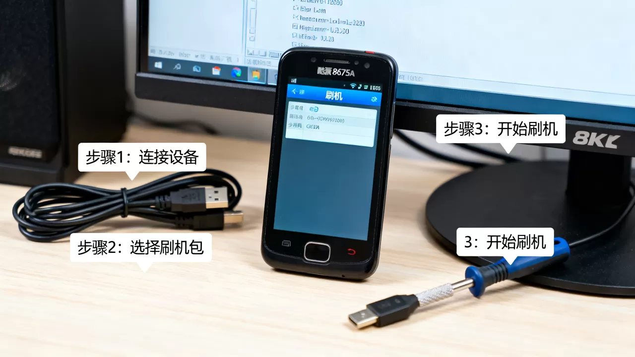 酷派8675a刷机教程，酷派8675a刷机失败怎么办