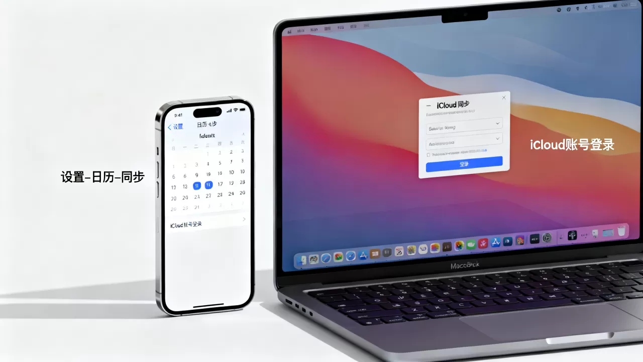 iphone mac同步日历怎么设置，苹果设备日历同步