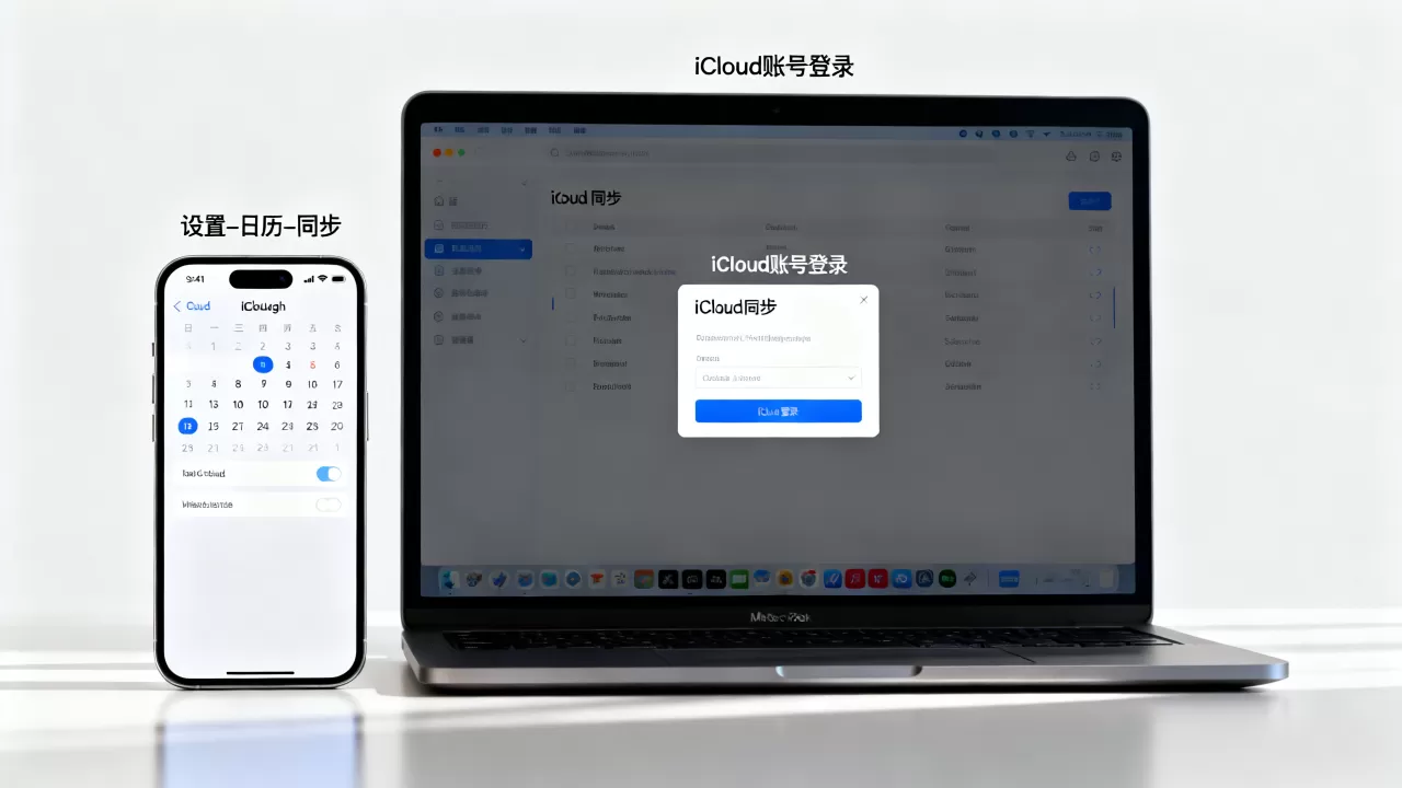 iphone mac同步日历怎么设置，苹果设备日历同步