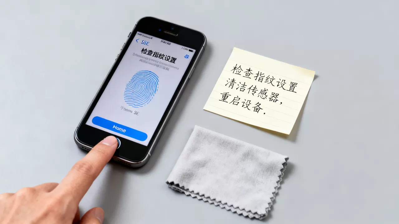 iPhone SE指纹解锁不了怎么办？iPhone SE指纹识别故障解决方法