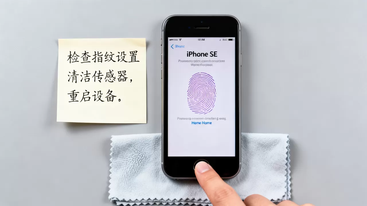 iPhone SE指纹解锁不了怎么办？iPhone SE指纹识别故障解决方法