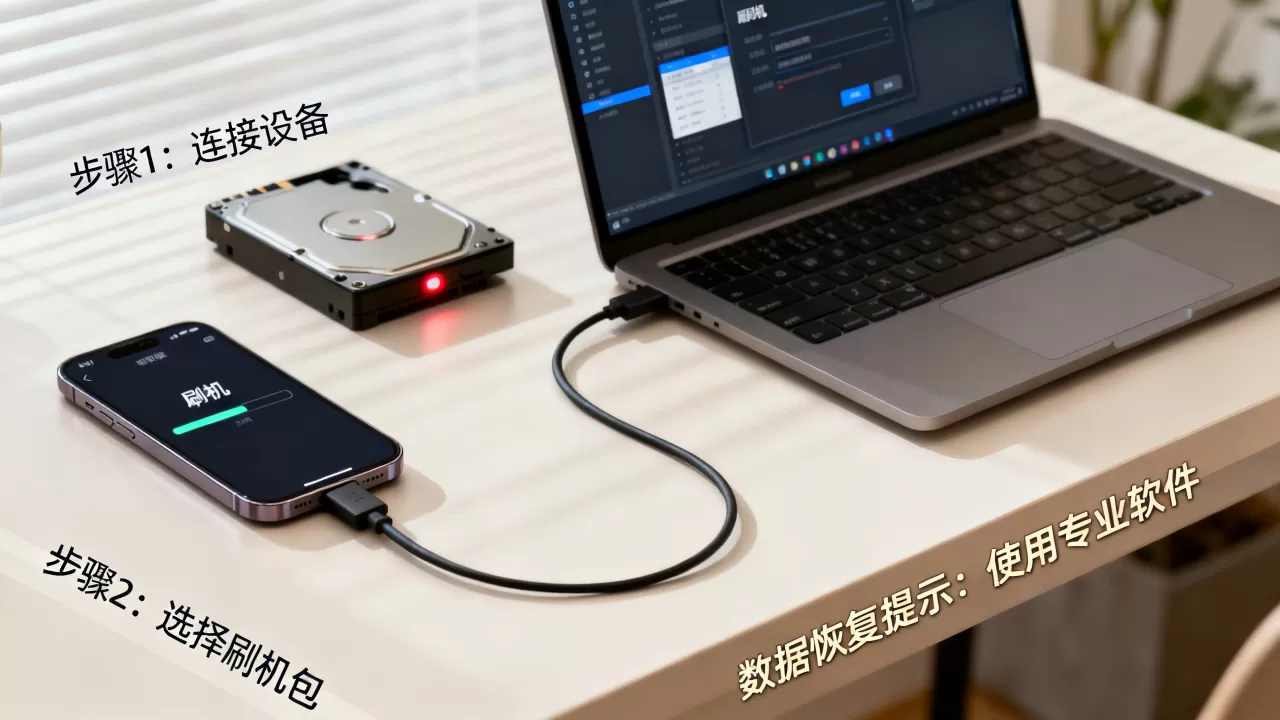飞秒手机刷机教程，手机刷机后数据丢失怎么办