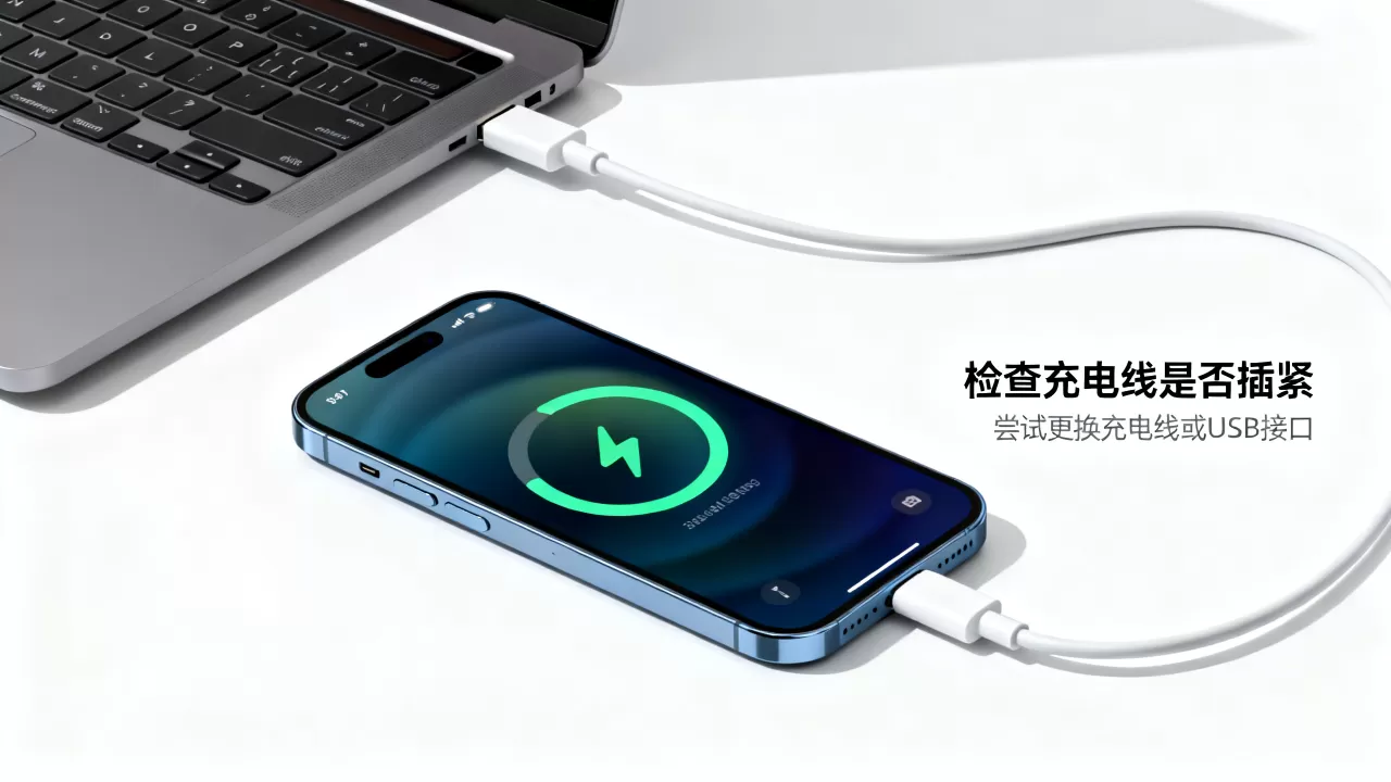 iphone连不上电脑充电怎么办，iphone连不上电脑
