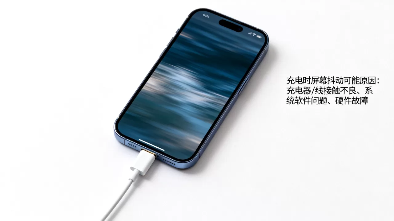 iPhone充电时屏幕抖动是怎么回事？iPhone充电屏抖