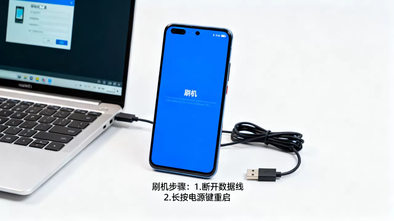 华为手机刷机蓝屏怎么办，华为手机刷机蓝屏
