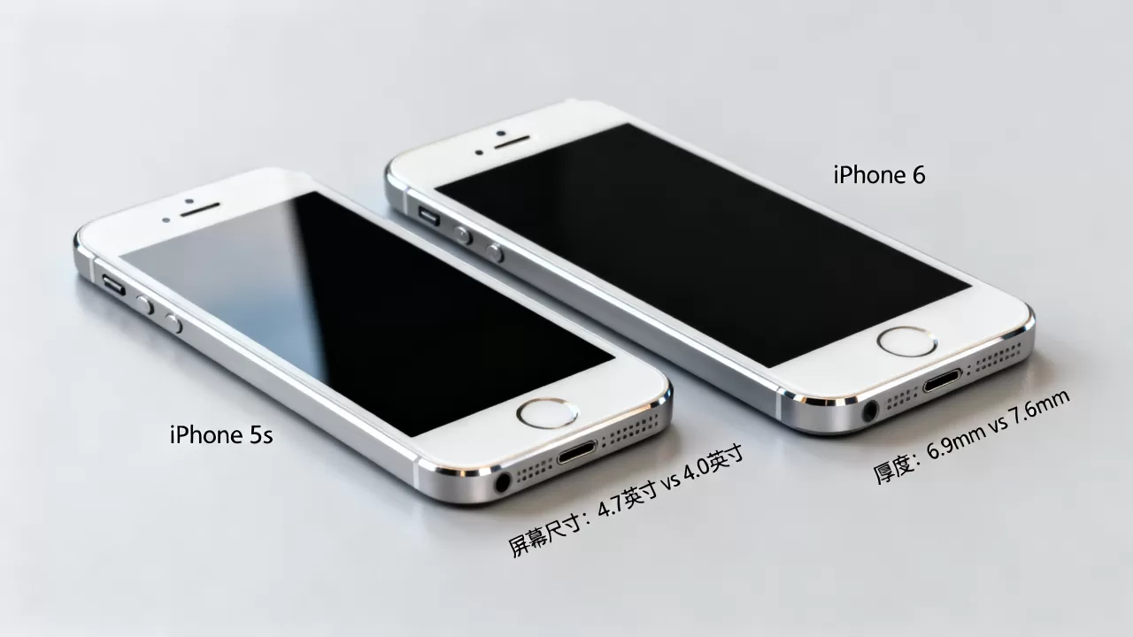 iphone6和iphone5s哪个好，iphone6和5s区别