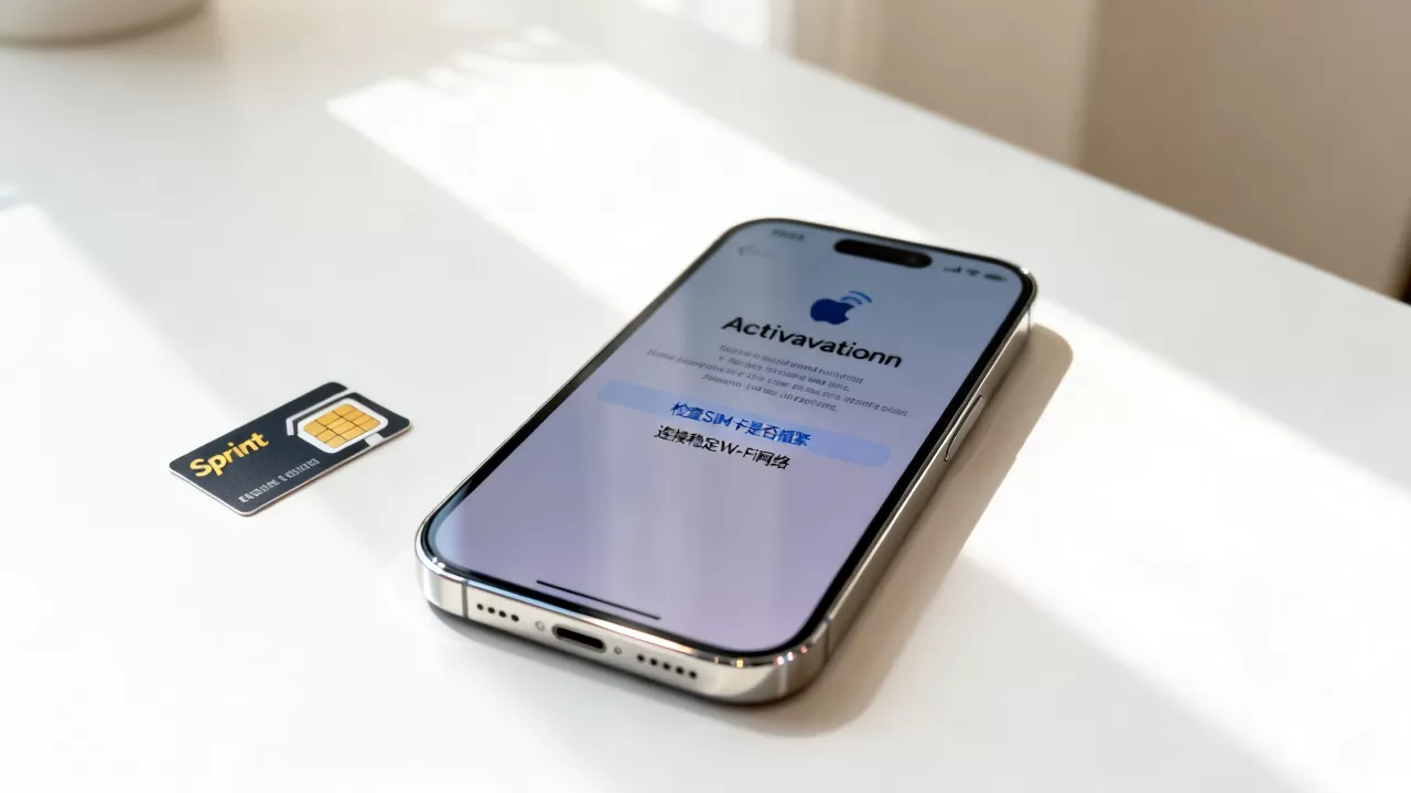 iphone sprint 激活不了怎么办，iphone激活