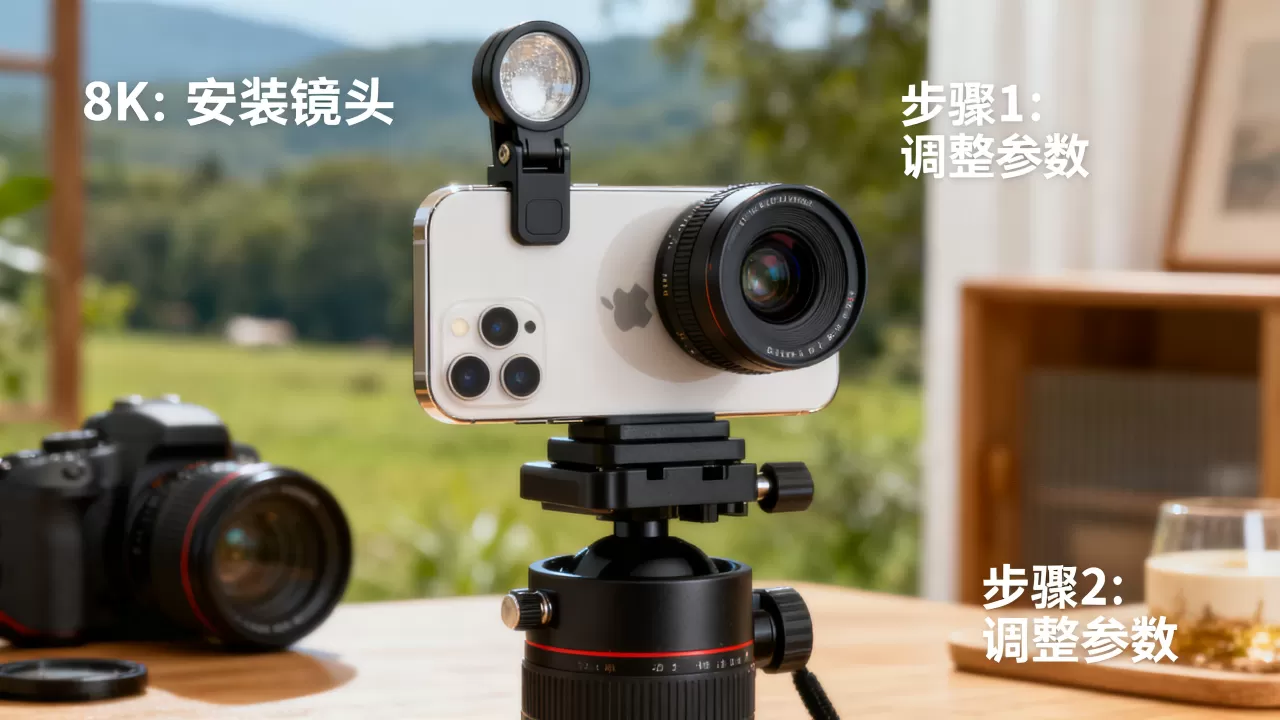 iPhone变单反怎么拍，iPhone变单反
