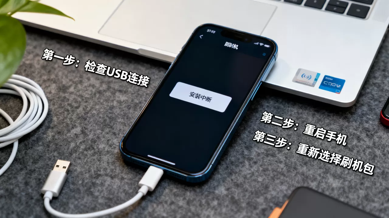 刷机提示安装中断怎么办，手机刷机教程