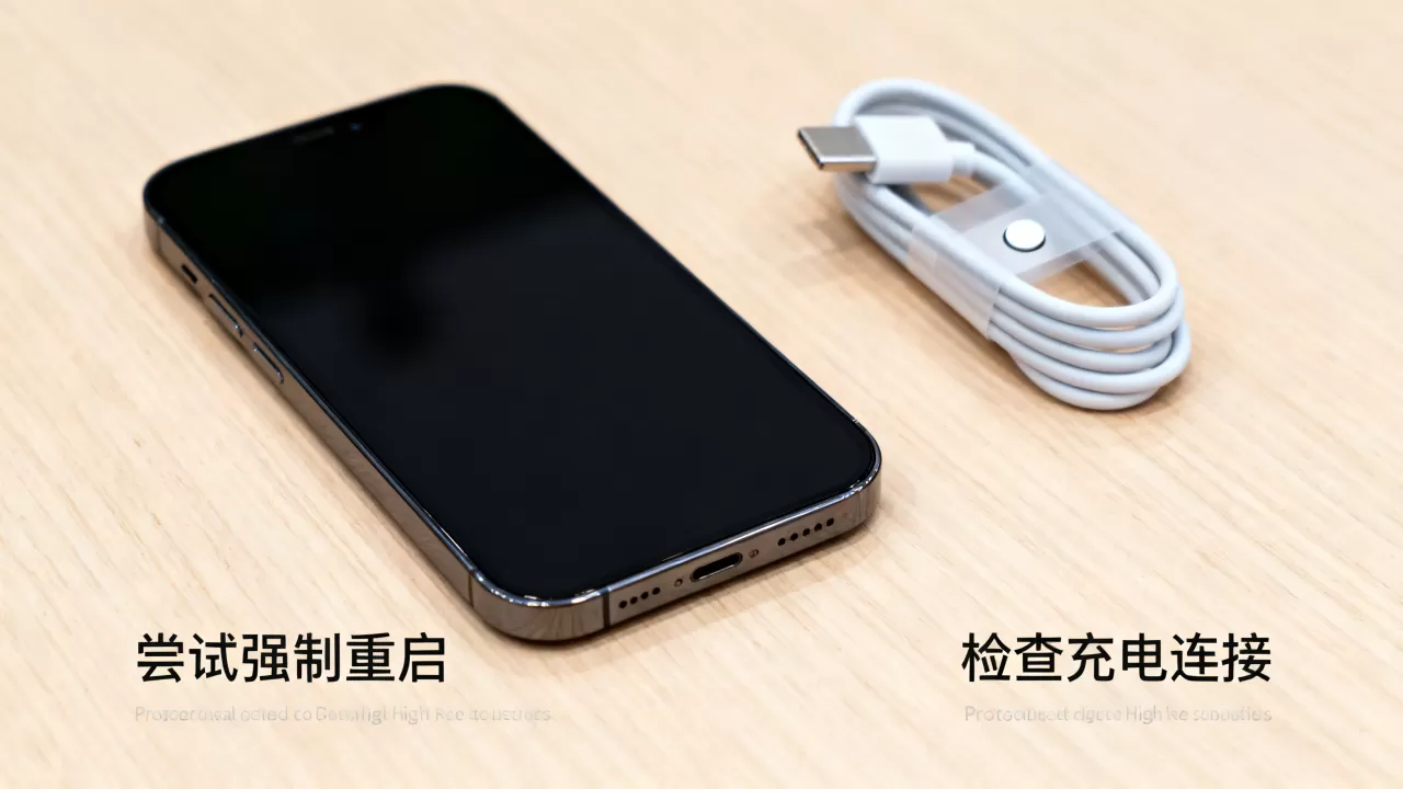 iphone完全黑屏怎么办，iphone黑屏无法开机