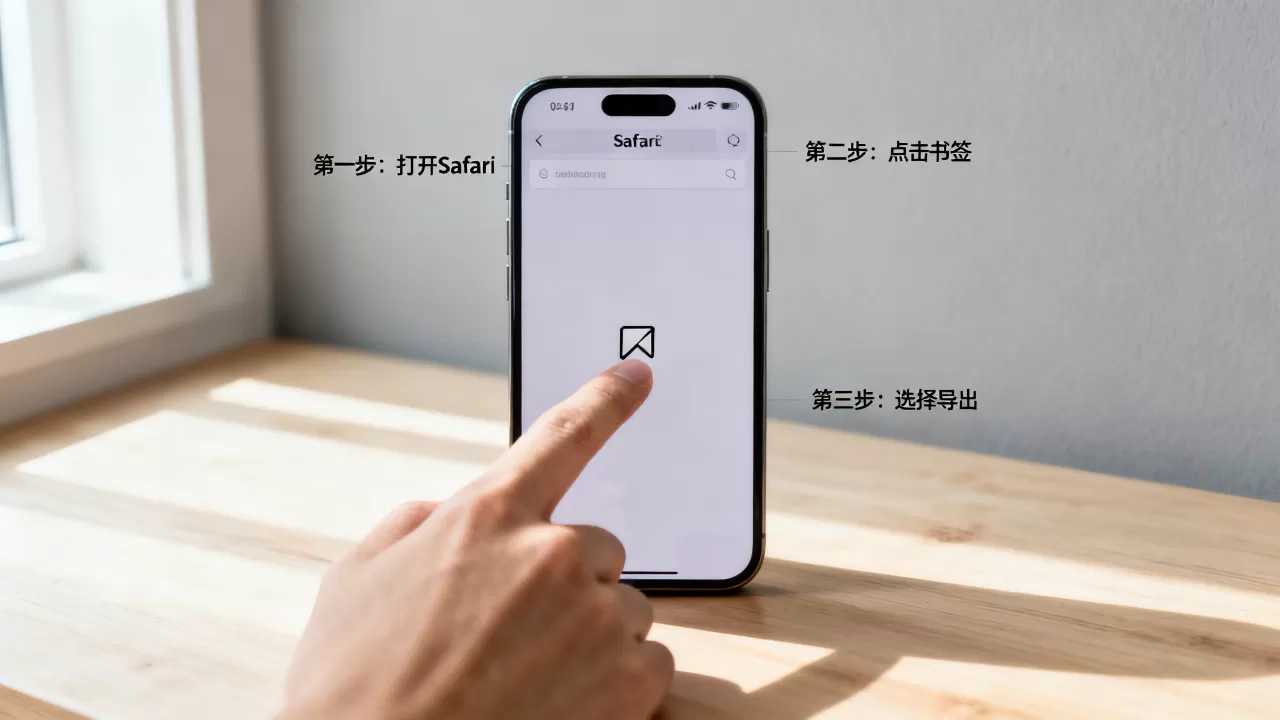 iphone书签怎么导出，iphone书签导出方法
