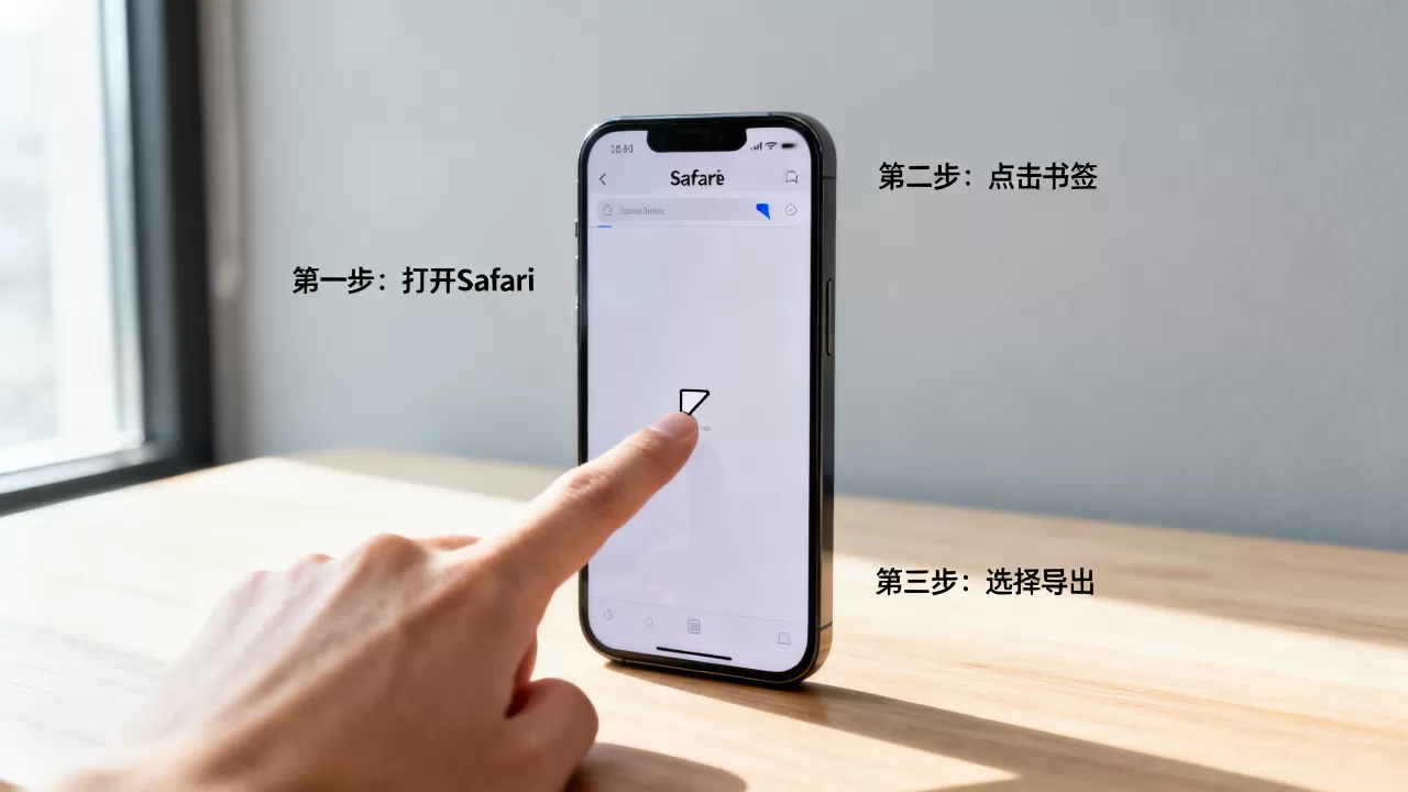 iphone书签怎么导出，iphone书签导出方法