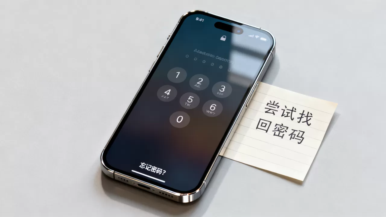 iPhone安装密码忘了怎么办，iPhone安装密码