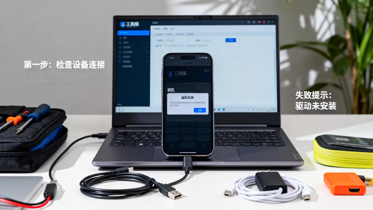 工具侠刷机教程失败怎么办，工具侠刷机教程