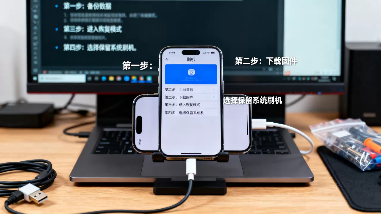 越狱刷机保留系统怎么操作，越狱刷机保留系统