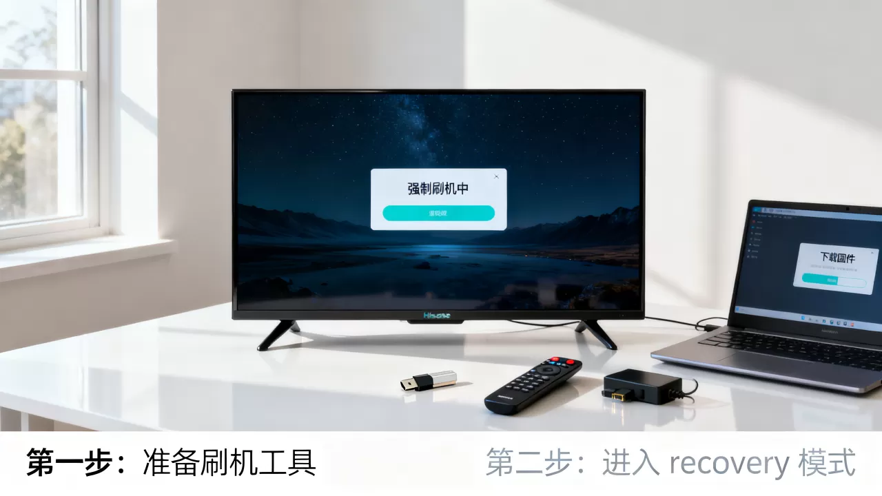 海信电视强制刷机变砖怎么办，海信电视强制刷机教程