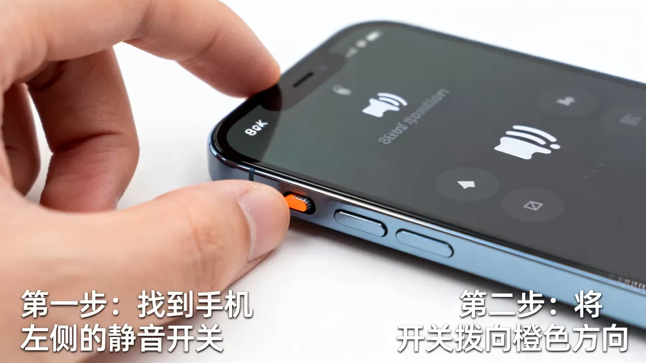 iphone调成静音怎么调，iphone调成静音