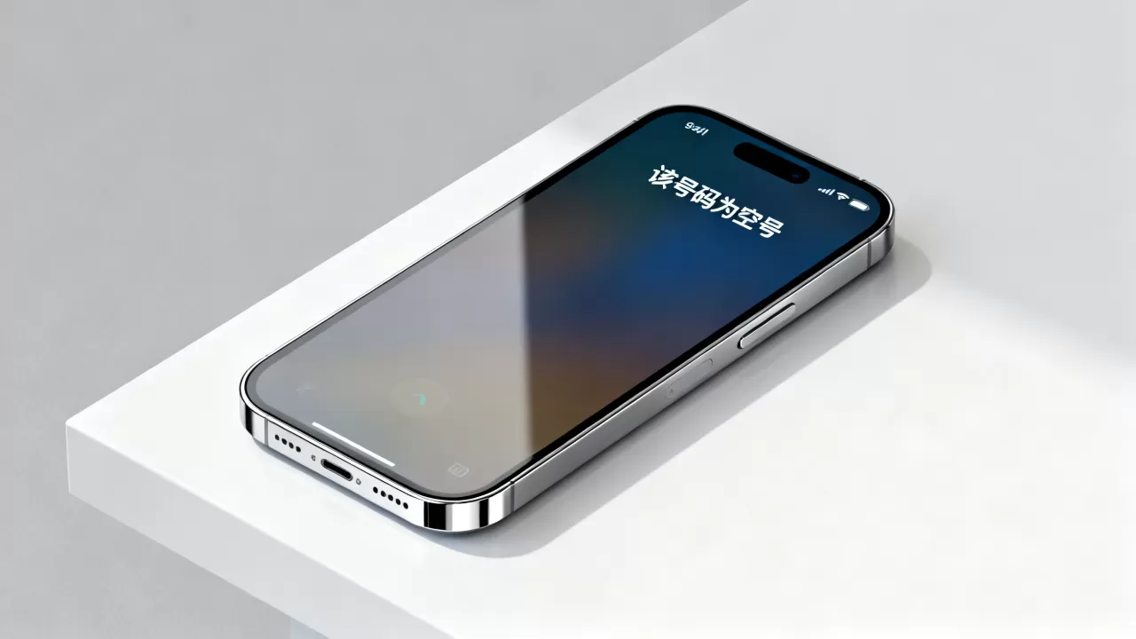 iPhone提示空号怎么回事，iPhone显示空号