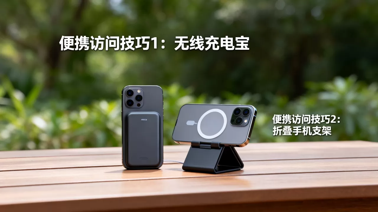 iPhone怎么便携访问，iPhone便携访问