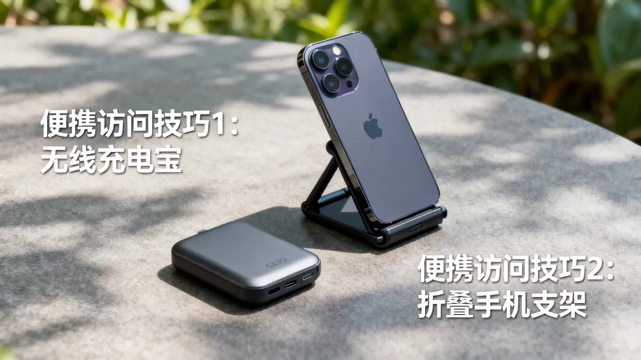 iPhone怎么便携访问，iPhone便携访问