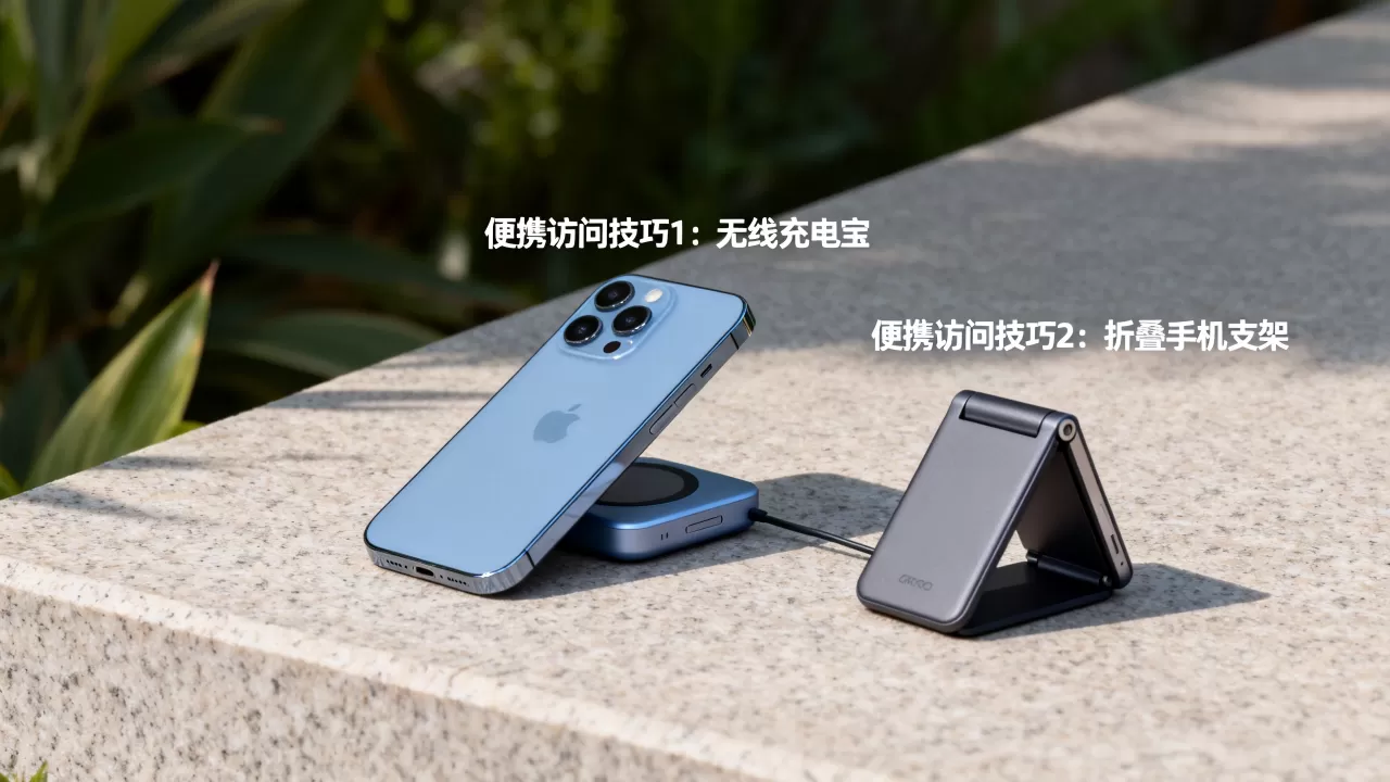 iPhone怎么便携访问，iPhone便携访问