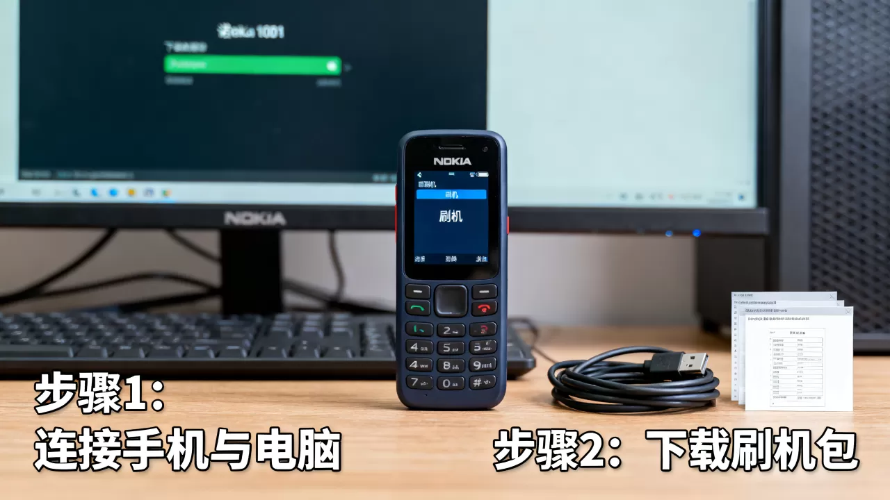 诺基亚1061刷机包教程，诺基亚1061刷机