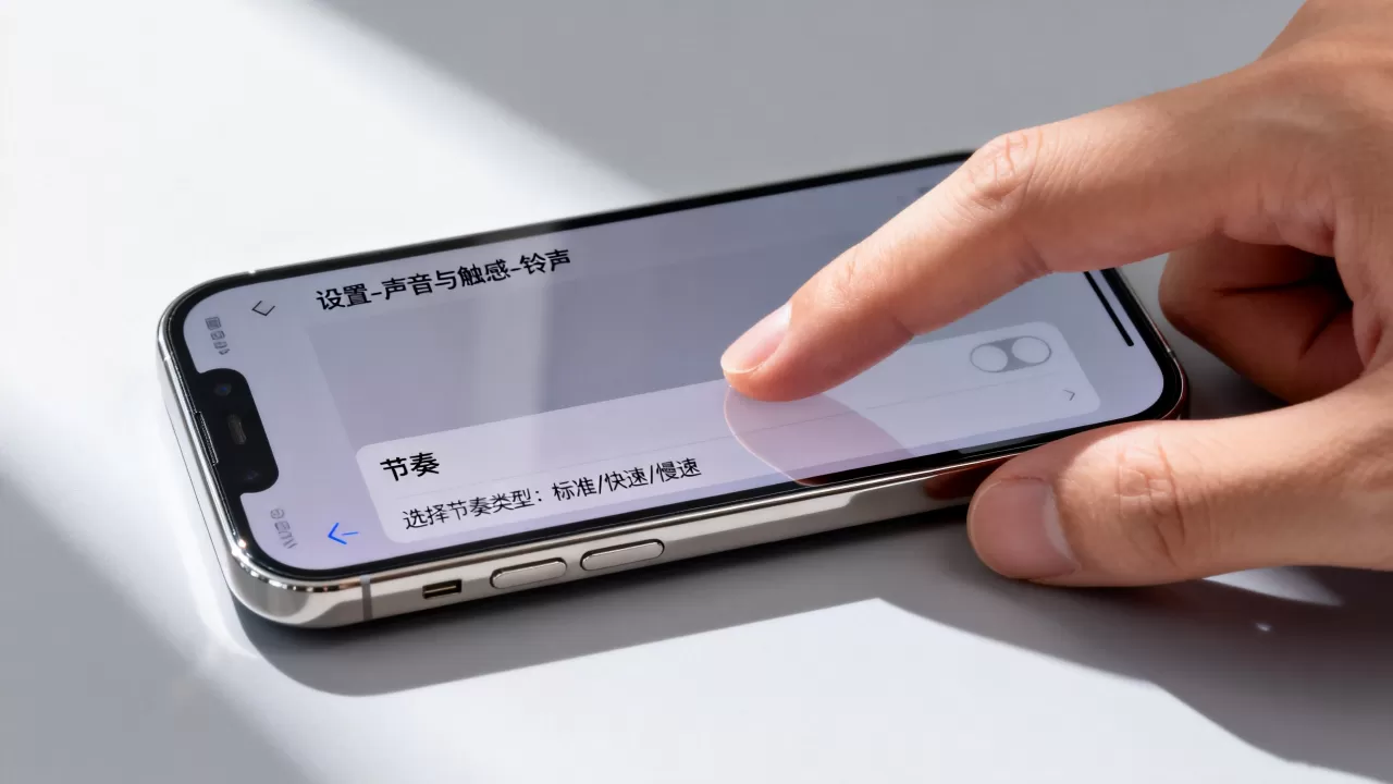 iphone铃声节奏怎么设置，iphone铃声节奏