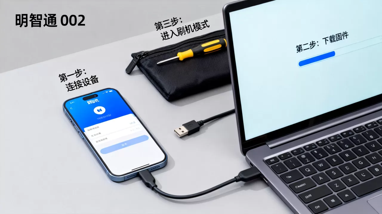 明智通002刷机教程，明智通002刷机失败怎么办