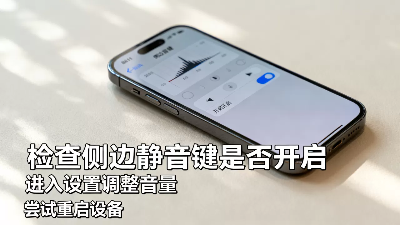 iphone突然静音了怎么恢复，iphone突然静音