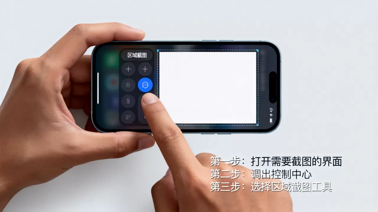 iphone区域截图怎么弄，iphone区域截图