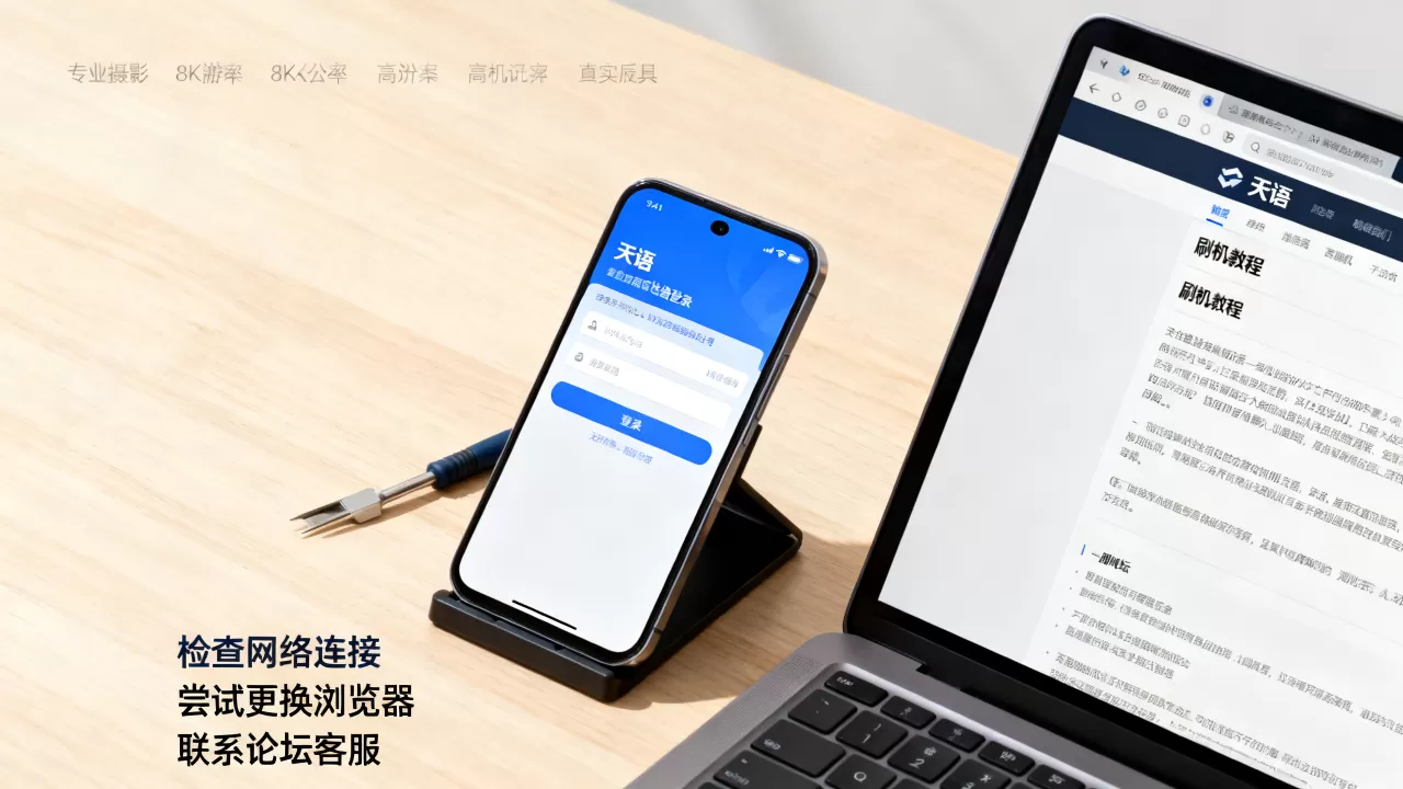 天语刷机论坛进不去怎么办，天语刷机