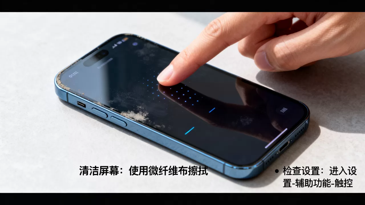 iphone屏幕触点不灵敏怎么办，iphone屏幕触点