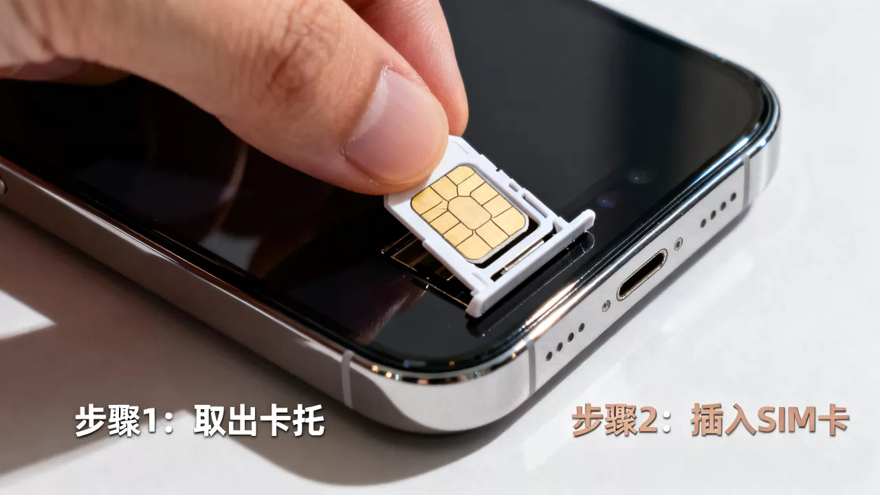 iphone手机插卡教程，iphone手机怎么插卡