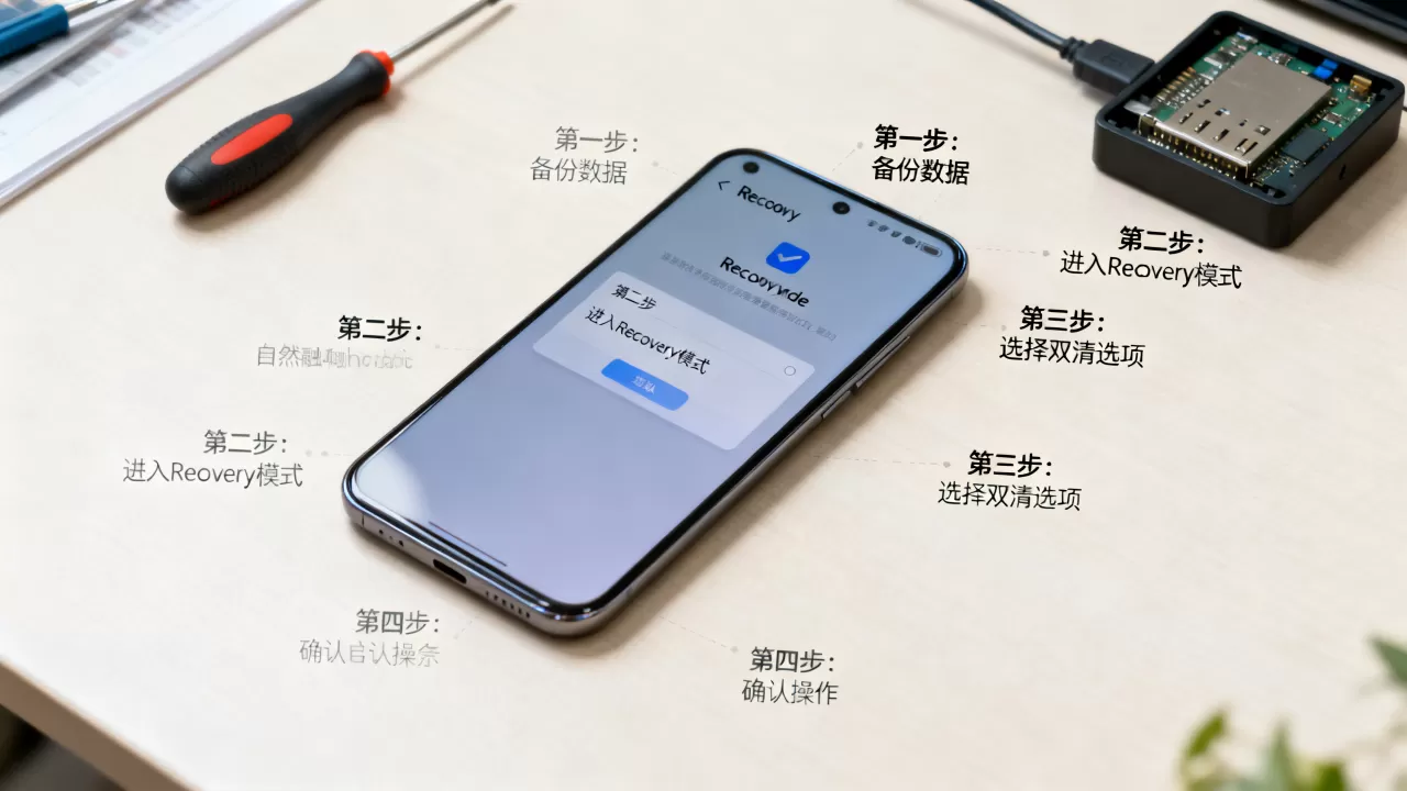 刷机双清步骤是什么，手机刷机双清