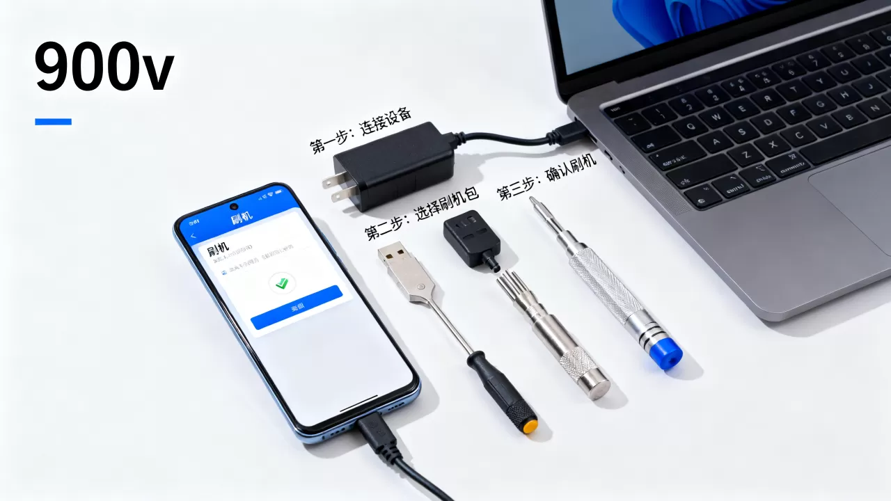 900v刷机教程，900v刷机失败怎么办