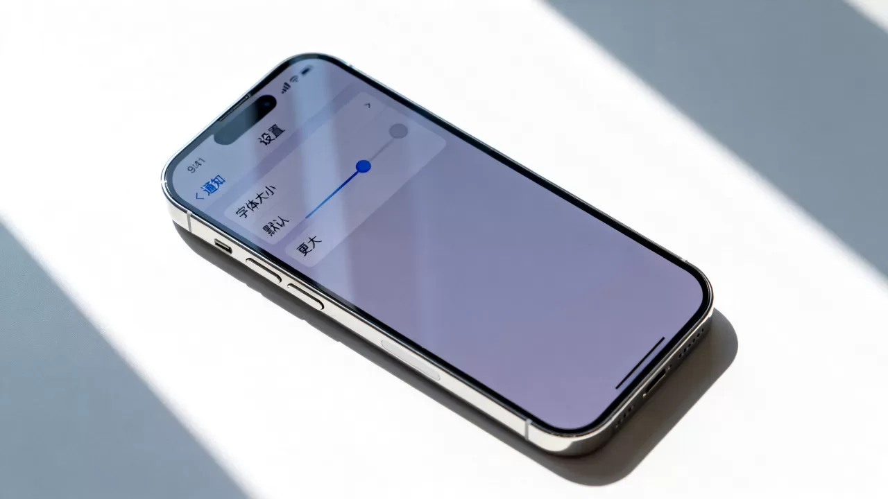 iphone通知字体怎么改，iphone通知字体大小设置