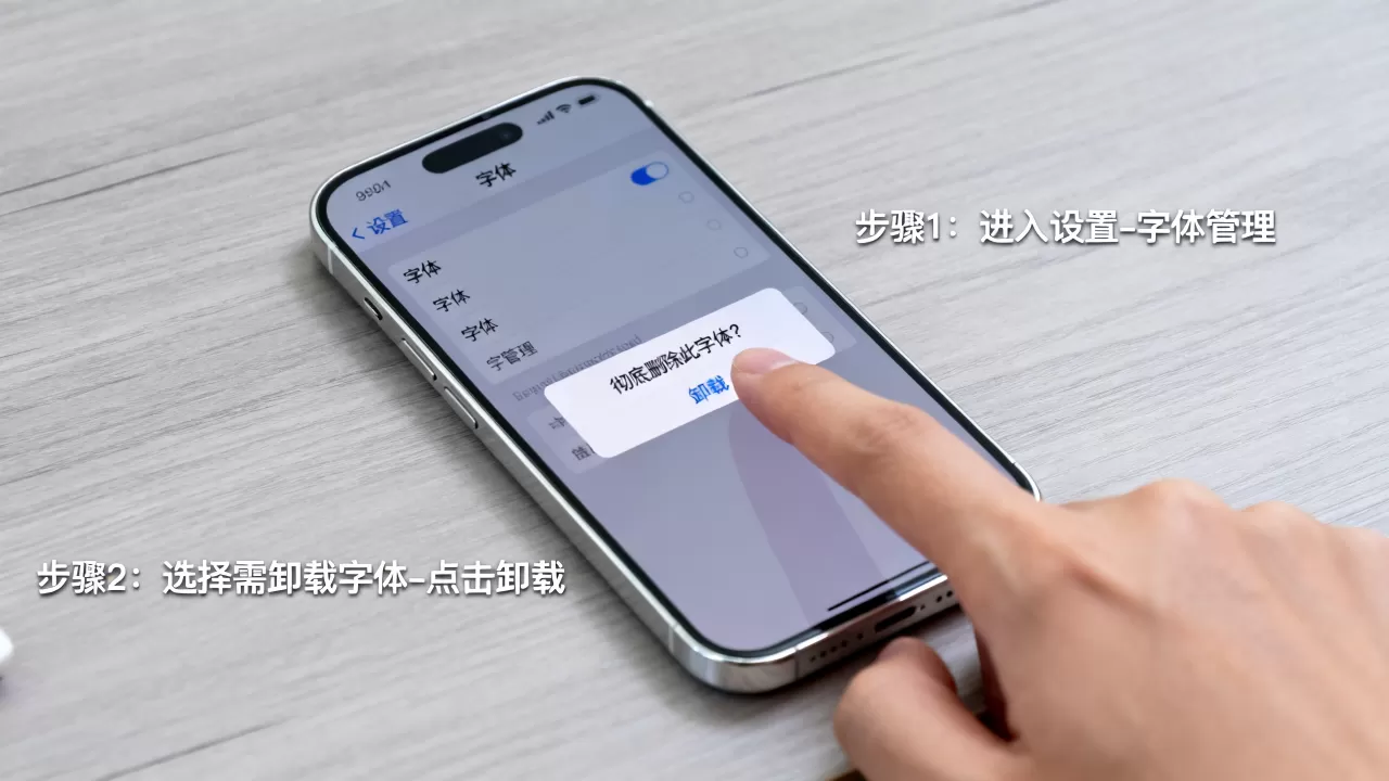 iphone卸载字体怎么彻底删除？iphone卸载字体