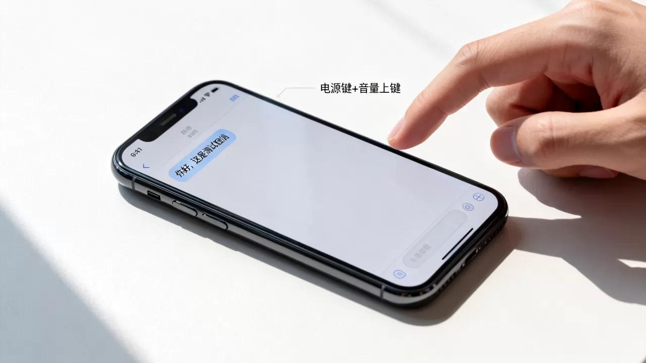 iphone短信截图怎么发，iphone短信截图
