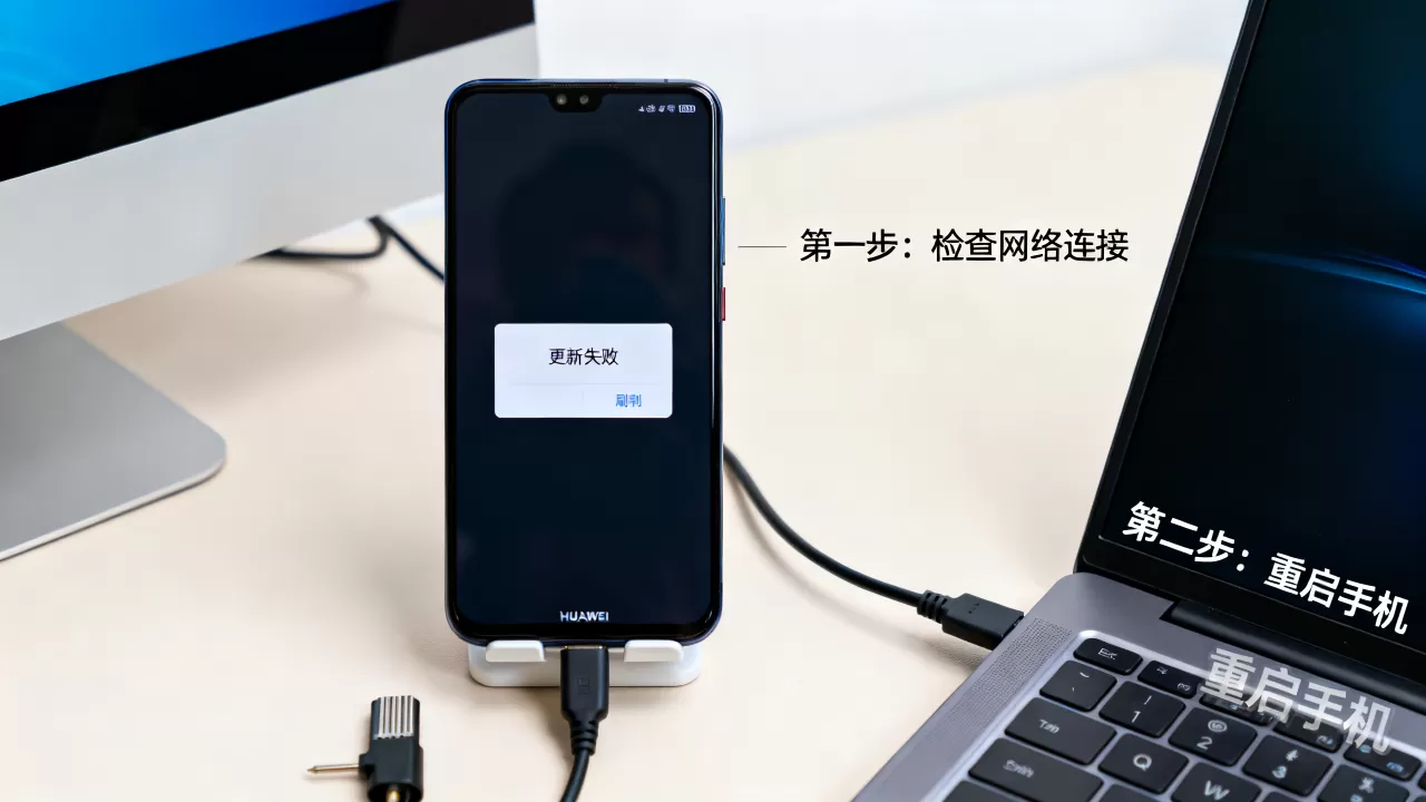 华为刷机后更新失败怎么办，华为刷机后更新